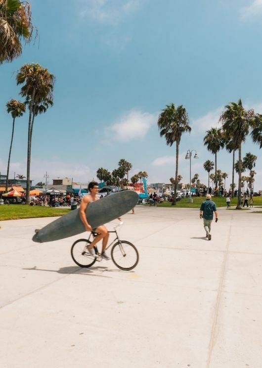 Venice, relaxed beach-side atmosphere